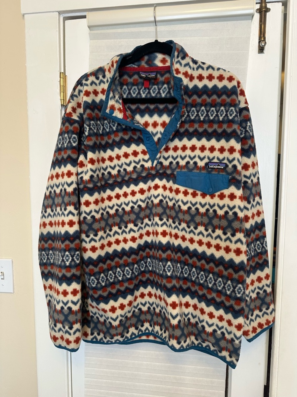 Patagonia Synchilla Fleece Pullover Aztec pattern